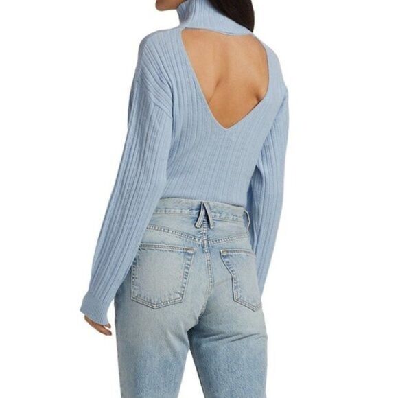 Naadam Ribbed Open Back Sweater - Picture 2 of 8